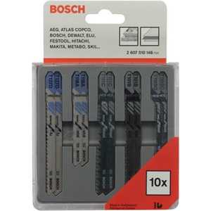 Набор пилок для лобзика Bosch 10шт (2.607.010.148)