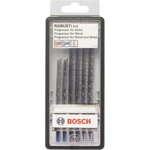 Набор пилок для лобзика Bosch 6шт T308B/T308BF/T301BCP/T234X Robust Line Wood Expert (2.607.010.572)