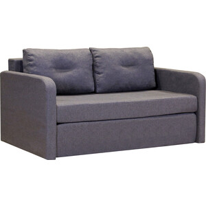 Диван-кровать Шарм-Дизайн Бит-2 серый кровать кровать диван leonardo 180х80 см голубой