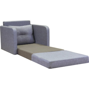 Кресло-кровать Шарм-Дизайн Бит-2 светло-серый.