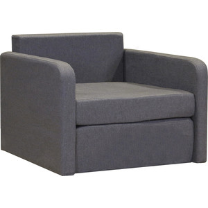 Кресло-кровать Шарм-Дизайн Бит серый. кресло кровать mebel ars атлант кожзам ппу