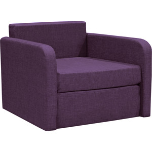 Кресло-кровать Шарм-Дизайн Бит фиолетовый. кровать мебелико сицилия микровельвет фиолетовый