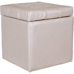 Пуф Шарм-Дизайн Квадро с ящиком беж пуф шарм дизайн квадро с ящиком шоколадная рогожка