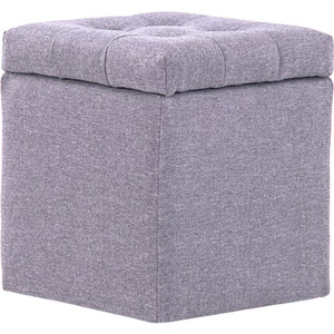 Пуф Шарм-Дизайн Шарм с ящиком светло-серый кресло кровать шарм дизайн шарм корфу беж и экокожа беж