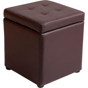 Пуф Шарм-Дизайн Евро с ящиком экокожа шоколад