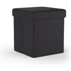 Пуф складной Шарм-Дизайн Пикник экокожа черный короб для хранения складной 310 х 220 х 190 мм зеленый