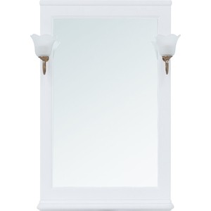 фото Зеркало aquanet валенса 65 белое матовое (238828)