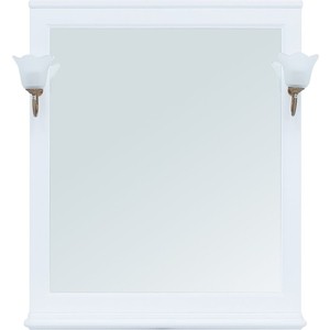 фото Зеркало aquanet валенса 85 белое матовое (239975)