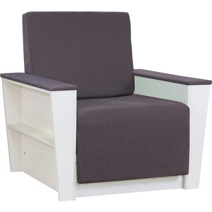 Кресло-кровать Шарм-Дизайн Бруно 2 рогожка серый кровать ткань мебельная 1 м п jasper рогожка 140 см темно серый