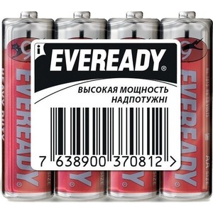 

Батарейка ENERGIZER Eveready R6 AA (4 шт) 1,5V, Eveready R6 AA (4 шт) 1,5V