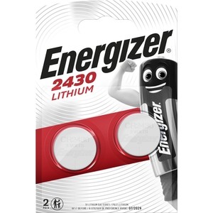 

Батарейка ENERGIZER Lithium CR2430 (2 шт) 3V, Lithium CR2430 (2 шт) 3V