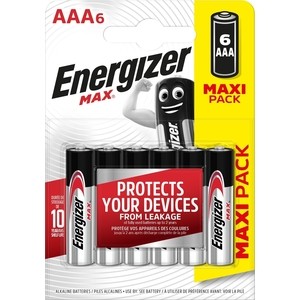 

Батарейка ENERGIZER (6 шт) MAX E92/AAA1,5V, (6 шт) MAX E92/AAA1,5V