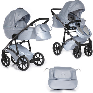 

Коляска 2 в 1 Pituso CRISTAL КОЖА Голубой Рама Silver 7, CRISTAL КОЖА Голубой Рама Silver 7