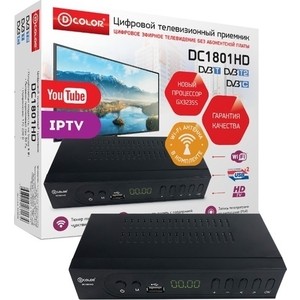 

Тюнер DVB-T2 D-Color DC1801HD, DC1801HD