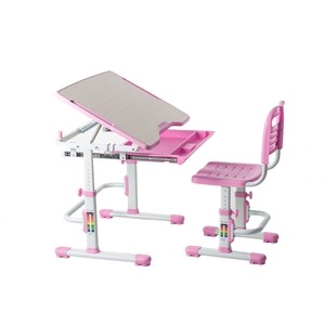 Комплект парта + стул трансформеры FunDesk Vivo pink - фото 2