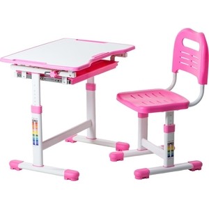 Комплект парта + стул трансформеры FunDesk Sole pink - фото 2
