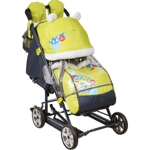 

Санки коляски Nika Ника детям 8-2 (С Жирафом Лимонный) НД8-2/1, Ника детям 8-2 (С Жирафом Лимонный) НД8-2/1