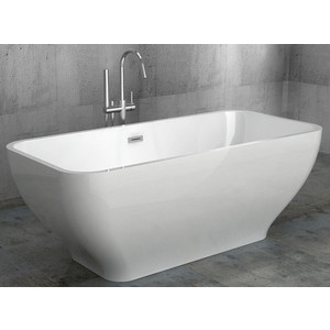 Акриловая ванна Abber 170x70 отдельностоящая (AB9220) акриловая ванна abber 170x80 отдельностоящая ab9236