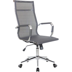 фото Кресло riva chair rch 6001-1s серая сетка