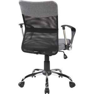 Кресло Riva Chair RCH 8005 черная сетка /ткань серая RCH 8005 черная сетка /ткань серая - фото 4