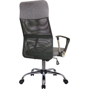 Кресло Riva Chair RCH 8074 F черная сетка /ткань серая RCH 8074 F черная сетка /ткань серая - фото 4