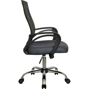 фото Кресло riva chair rch 8081 серый/черный пластик