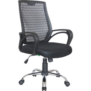 фото Кресло riva chair rch 8081 черный/черный пластик (sw-01)