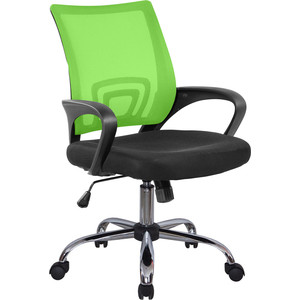 Кресло Riva Chair RCH 8085JE зеленый/крестовина хром RCH 8085JE зеленый/крестовина хром - фото 1