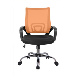 Кресло Riva Chair RCH 8085JE оранжевый/крестовина хром RCH 8085JE оранжевый/крестовина хром - фото 2