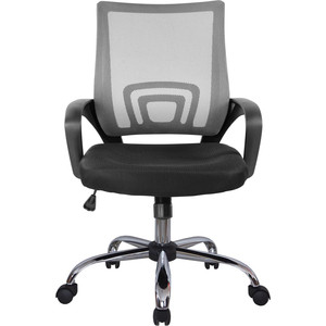 фото Кресло riva chair rch 8085je серый/крестовина хром