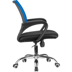 фото Кресло riva chair rch 8085je синий/крестовина хром