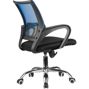 фото Кресло riva chair rch 8085je синий/крестовина хром