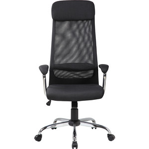 Кресло Riva Chair RCH 8206HX черная сетка /ткань черная RCH 8206HX черная сетка /ткань черная - фото 1