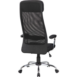 Кресло Riva Chair RCH 8206HX черная сетка /ткань черная RCH 8206HX черная сетка /ткань черная - фото 3