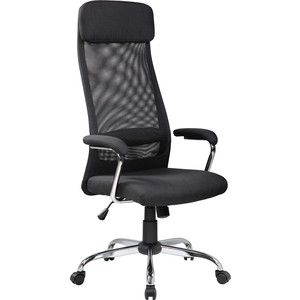 Кресло Riva Chair RCH 8206HX черная сетка /ткань черная RCH 8206HX черная сетка /ткань черная - фото 4