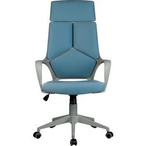 фото Кресло riva chair rch 8989 серый пластик, синяя ткань (287)