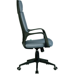 фото Кресло riva chair rch 8989 черный пластик, серая ткань (60)