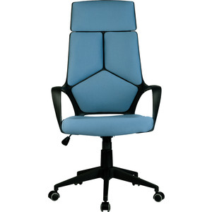 фото Кресло riva chair rch 8989 черный пластик, синяя ткань (287)