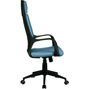 фото Кресло riva chair rch 8989 черный пластик, синяя ткань (287)