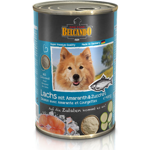 фото Консервы belcando adult dog salmon, amaranth and zucchini с лососем, амарантом и цукини для собак 400г