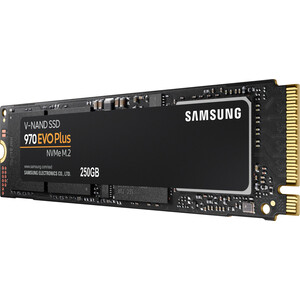 SSD накопитель Samsung 250Gb 970 EVO Plus M.2 MZ-V7S250BW внутренний ssd накопитель samsung 970 evo plus 250gb m 2 2280 pcie gen3 x4 nvme 1 3 3d mlc tlc mz v7s250bw