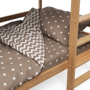 Двухъярусная кровать Можга Красная Звезда Р426 бук - фото 3
