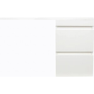 фото Тумба с раковиной style line даллас люкс 39 (100r) подвесная, под стиральную машину, с усиленным кронштейном, белая (2000949232546, фр-00002062)