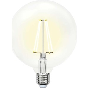 Филаментная светодиодная лампа Uniel LED-G125-15W/3000K/E27/CL PLS02WH