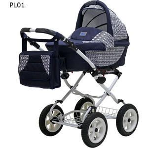 

Коляска 2 в 1 Bart Plast ANGELINA LITE PKL 2016 PL01 синий, ANGELINA LITE PKL 2016 PL01 синий