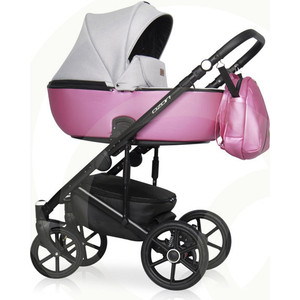 

Коляска 2 в 1 Riko Basic OZON Shine 01 розовый-серый, OZON Shine 01 розовый-серый