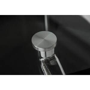 Стол TetChair SADLER (mod. 445) металл/стекло (8мм) хром/черный SADLER (mod. 445) металл/стекло (8мм) хром/черный - фото 4