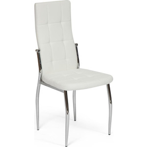 Стул TetChair ELFO (mod.35) ножки хром, обивка белый компьютерное кресло tetchair кресло softy lux кож зам белый 36 01