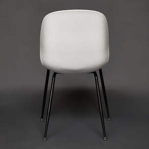 фото Стул tetchair secret de maison beetle chair (mod.70) ножки черный, сиденье и спинка белый