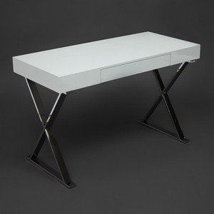 

Стол письменный TetChair LAZETTI (mod.EWD-HS01) мдф high gloss / металл white / хром, LAZETTI (mod.EWD-HS01) мдф high gloss / металл white / хром